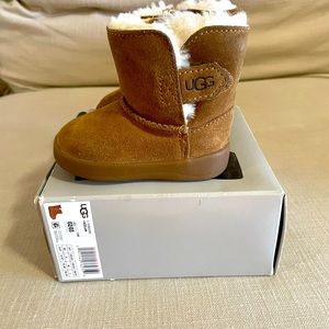 LIKE NEW in box brown UGG Keelan boots for baby.